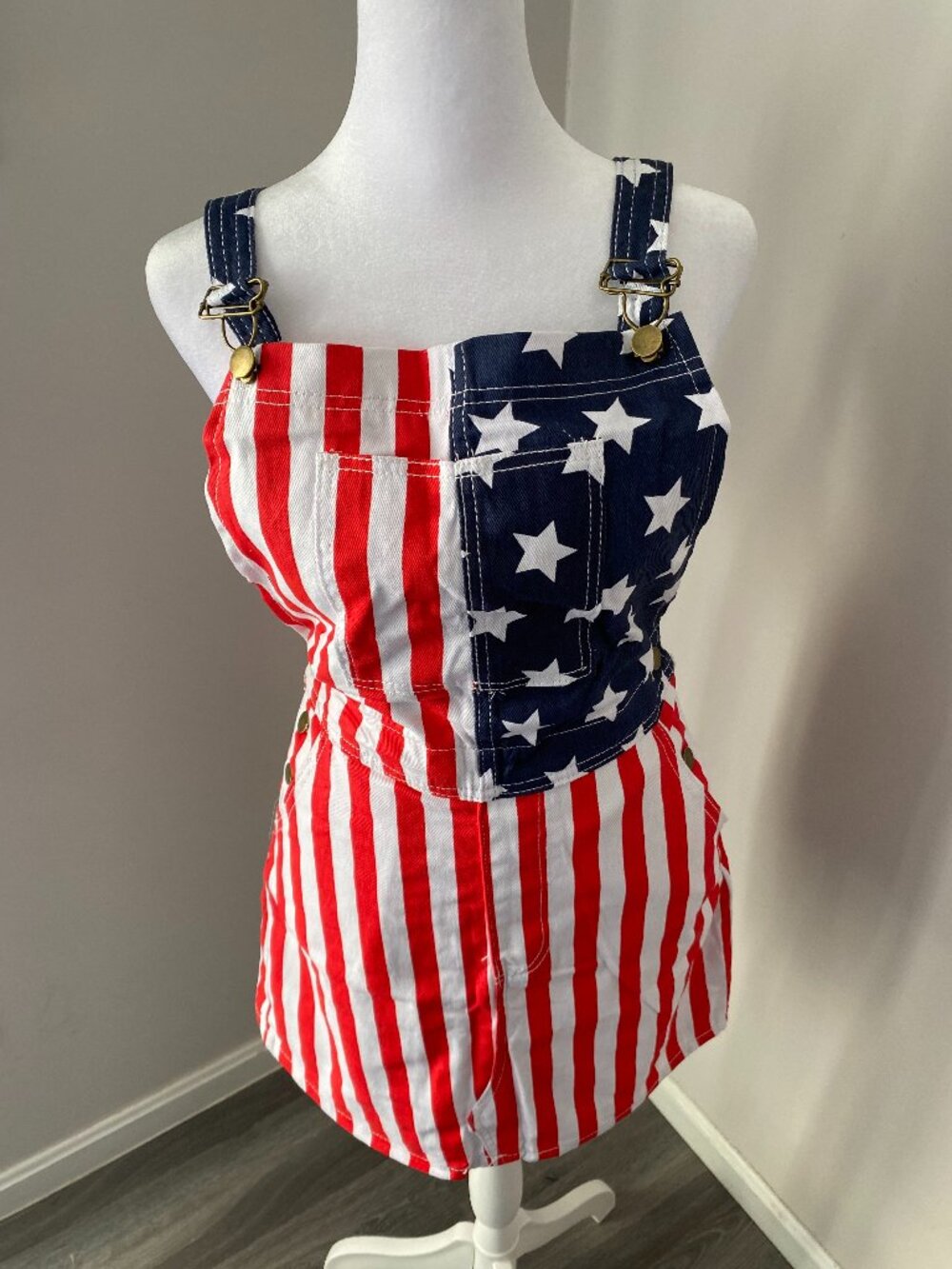 Patriotic Overall Dress